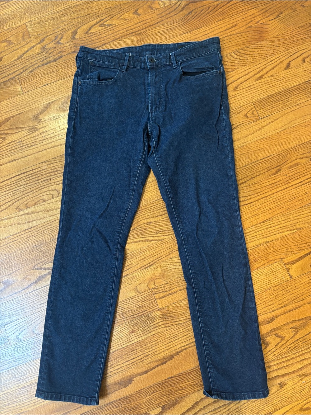 Men's Dark Blue Bonobos Straight-Leg Jeans 34/32